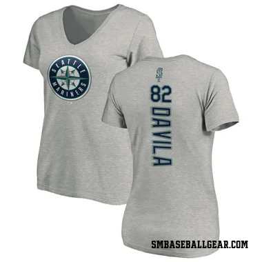 Ash Women's Nick Davila Seattle Mariners Backer Slim Fit T-Shirt -