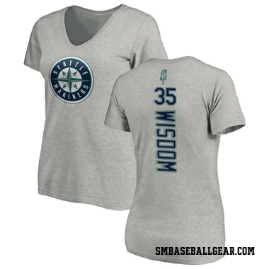 Ash Women's Patrick Wisdom Seattle Mariners Backer Slim Fit T-Shirt -
