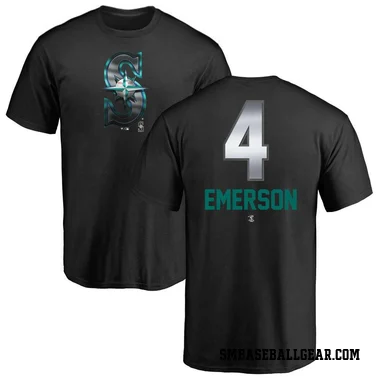 Black Men's Colt Emerson Seattle Mariners Midnight Mascot T-Shirt -