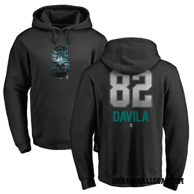 Black Men's Nick Davila Seattle Mariners Branded Midnight Mascot Pullover Hoodie -