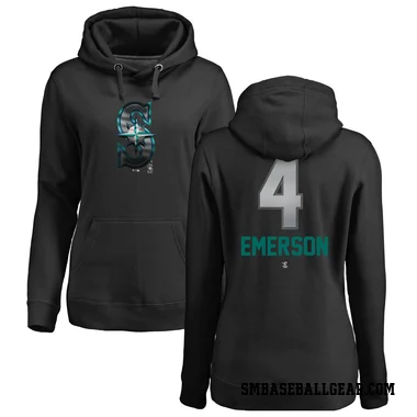 Black Women's Colt Emerson Seattle Mariners Branded Midnight Mascot Pullover Hoodie -