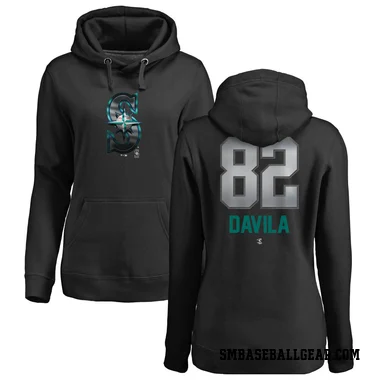 Black Women's Nick Davila Seattle Mariners Branded Midnight Mascot Pullover Hoodie -