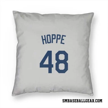 Gray Seattle Mariners Alex Hoppe   Pillow Cover (18 X 18)