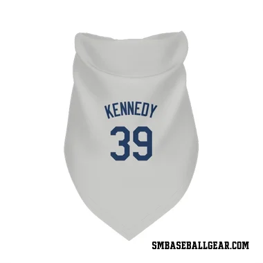 Gray Seattle Mariners Buddy Kennedy   Dog & Cat Pet Bandana