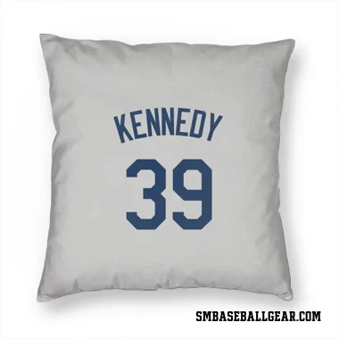 Gray Seattle Mariners Buddy Kennedy   Pillow Cover (18 X 18)