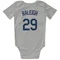 Gray Seattle Mariners Cal Raleigh   Newborn & Infant Bodysuit
