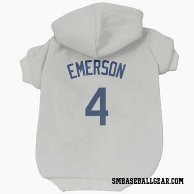 Gray Seattle Mariners Colt Emerson   Dog & Cat Pet Hoodie