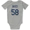 Gray Seattle Mariners Ken Giles   Newborn & Infant Bodysuit