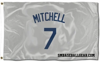Gray Seattle Mariners Kevin Mitchell   Flag (3 X 5)