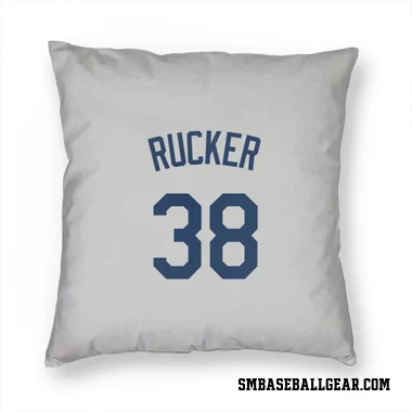 Gray Seattle Mariners Michael Rucker   Pillow Cover (18 X 18)