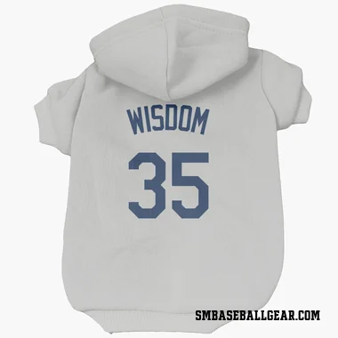 Gray Seattle Mariners Patrick Wisdom   Dog & Cat Pet Hoodie