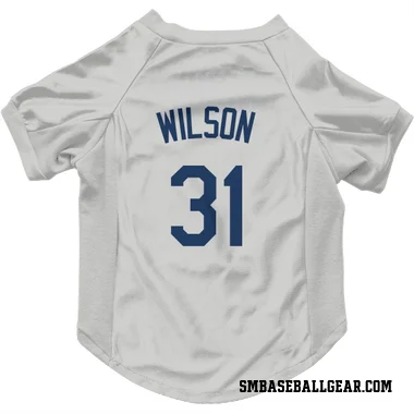 Gray Seattle Mariners Weston Wilson   Dog & Cat Pet Jersey