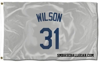Gray Seattle Mariners Weston Wilson   Flag (3 X 5)