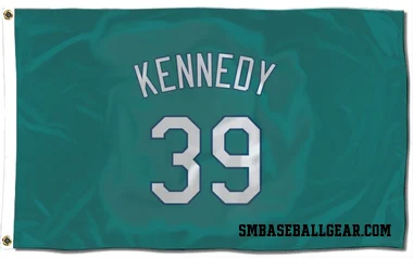 Green Seattle Mariners Buddy Kennedy   Flag (3 X 5)