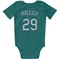 Green Seattle Mariners Cal Raleigh   Newborn & Infant Bodysuit