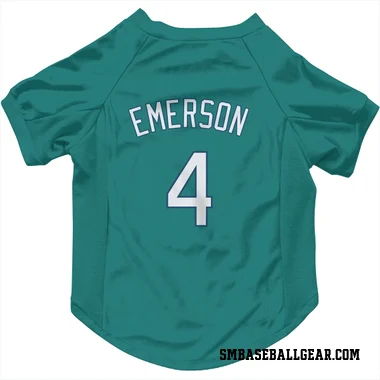 Green Seattle Mariners Colt Emerson   Dog & Cat Pet Jersey