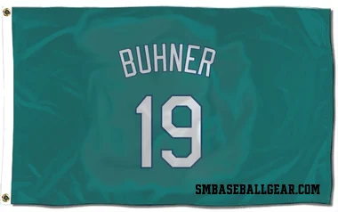 Green Seattle Mariners Jay Buhner   Flag (3 X 5)