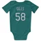 Green Seattle Mariners Ken Giles   Newborn & Infant Bodysuit
