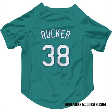 Green Seattle Mariners Michael Rucker   Dog & Cat Pet Jersey