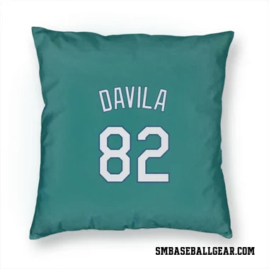 Green Seattle Mariners Nick Davila   Pillow Cover (18 X 18)
