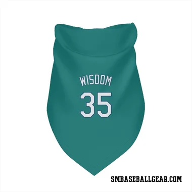 Green Seattle Mariners Patrick Wisdom   Dog & Cat Pet Bandana