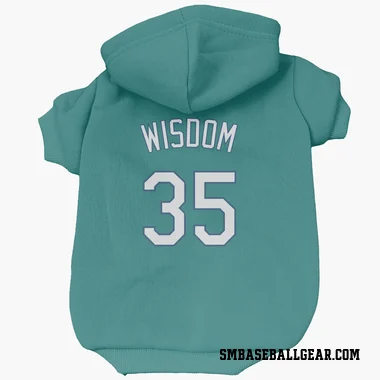 Green Seattle Mariners Patrick Wisdom   Dog & Cat Pet Hoodie