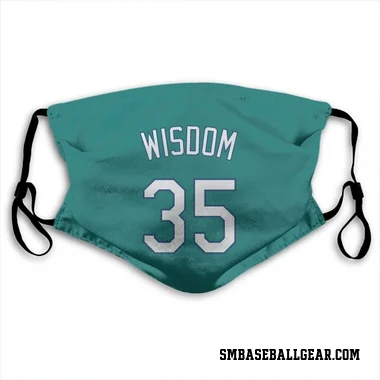 Green Seattle Mariners Patrick Wisdom   Face Mask
