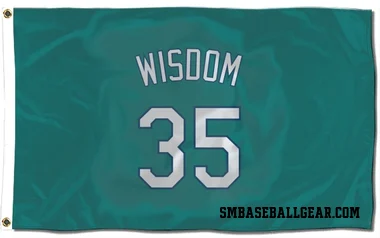Green Seattle Mariners Patrick Wisdom   Flag (3 X 5)