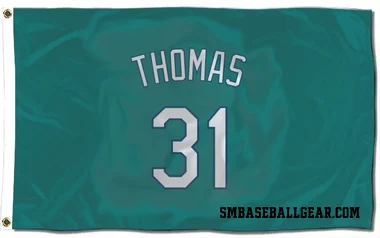 Green Seattle Mariners Rhylan Thomas   Flag (3 X 5)
