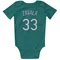 Green Seattle Mariners Seby Zavala   Newborn & Infant Bodysuit