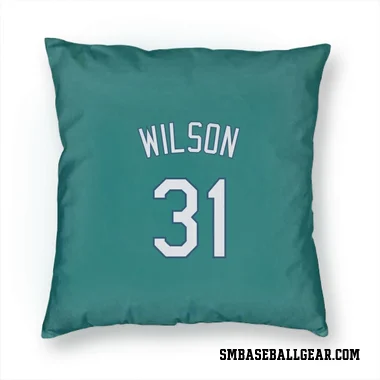 Green Seattle Mariners Weston Wilson   Pillow Cover (18 X 18)