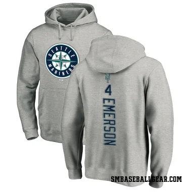 Men's Colt Emerson Seattle Mariners Ash Backer Pullover Hoodie