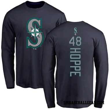 Navy Men's Alex Hoppe Seattle Mariners Backer Long Sleeve T-Shirt -