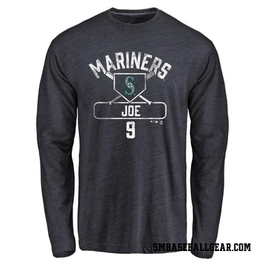 Navy Men's Connor Joe Seattle Mariners Base Runner Long Sleeve T-Shirt -