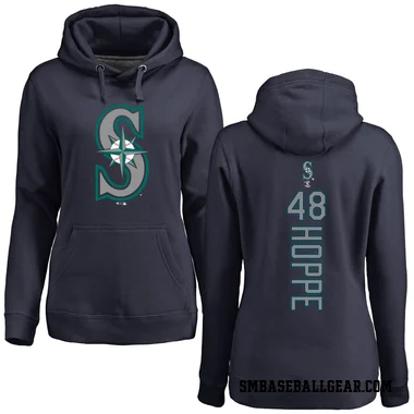 Navy Women's Alex Hoppe Seattle Mariners Backer Pullover Hoodie