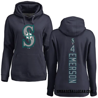 Navy Women's Colt Emerson Seattle Mariners Backer Pullover Hoodie
