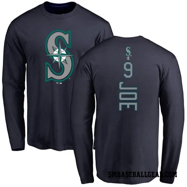Navy Youth Connor Joe Seattle Mariners Backer Long Sleeve T-Shirt -