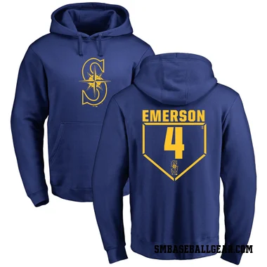 Royal Men's Colt Emerson Seattle Mariners Branded RBI Pullover Hoodie -