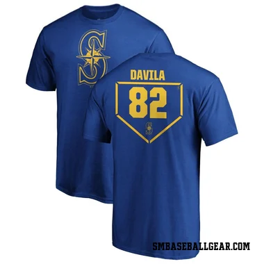 Royal Men's Nick Davila Seattle Mariners RBI T-Shirt -