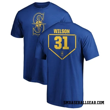 Royal Men's Weston Wilson Seattle Mariners RBI T-Shirt -