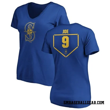 Royal Women's Connor Joe Seattle Mariners RBI Slim Fit V-Neck T-Shirt -
