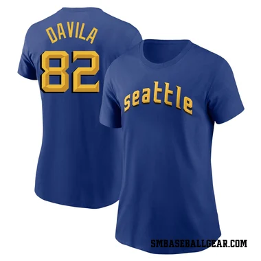 Royal Women's Nick Davila Seattle Mariners 2023 City Connect T-Shirt
