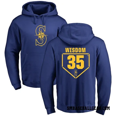 Royal Youth Patrick Wisdom Seattle Mariners Branded RBI Pullover Hoodie -
