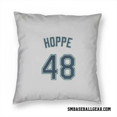 White Seattle Mariners Alex Hoppe   Pillow Cover (18 X 18)