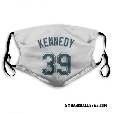 White Seattle Mariners Buddy Kennedy   Face Mask