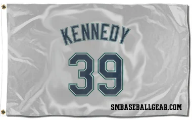 White Seattle Mariners Buddy Kennedy   Flag (3 X 5)