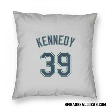 White Seattle Mariners Buddy Kennedy   Pillow Cover (18 X 18)