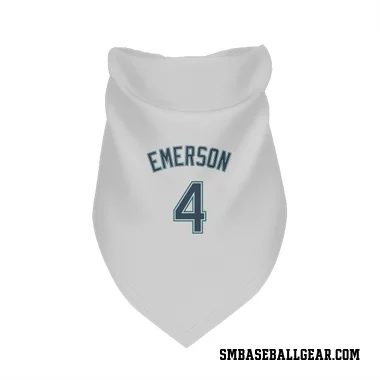 White Seattle Mariners Colt Emerson   Dog & Cat Pet Bandana