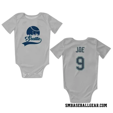White Seattle Mariners Connor Joe   Newborn & Infant Bodysuit