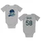 White Seattle Mariners Ken Giles   Newborn & Infant Bodysuit
